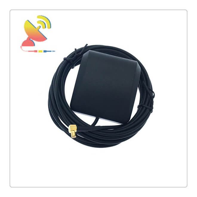GPS Active Antenna MMCX connector rectangular Magnet mount 3 meters cable
