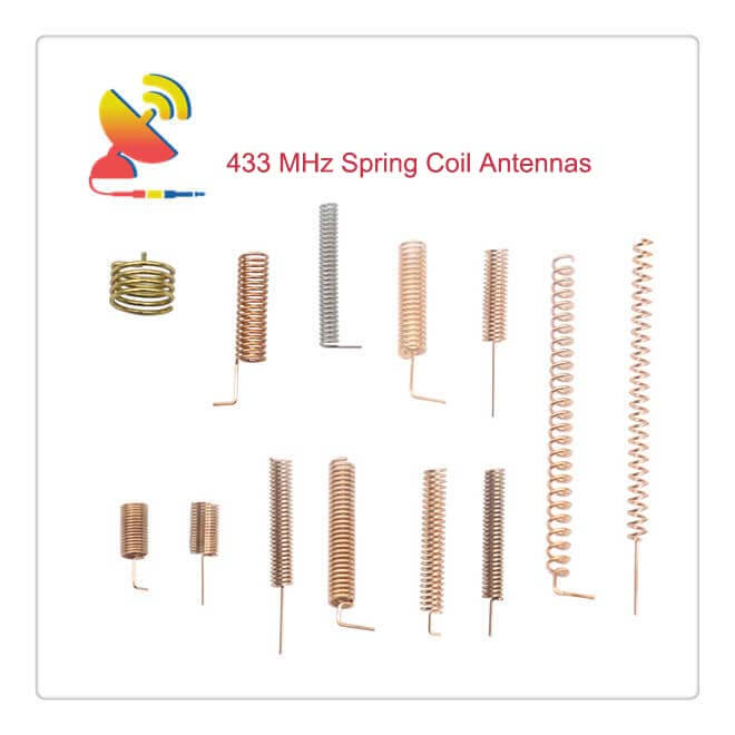 433 MHz Spring Coil Antennas by C&T RF Antennas Inc