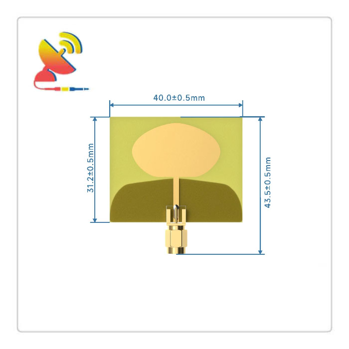 C&T RF Antennas Inc.- Size of 3-8G Indoor PCB Antenna UWB Antenna For Wireless Communications