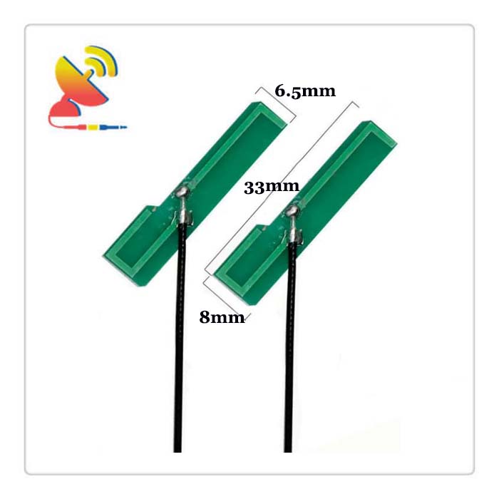 C&T RF Antennas Inc - 33x6.5mm 2.4 GHz Bluetooth PCB Antenna Size