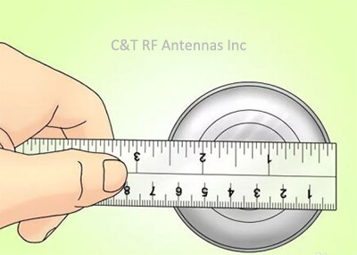 How to build a wifi antenna-2 Measure the diameter of an aluminum can