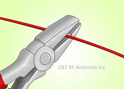 How to build a wifi antenna-5 Measure and cut the wire
