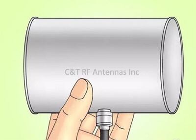 How to build a wifi antenna-7 Protect the probe with an aluminum can