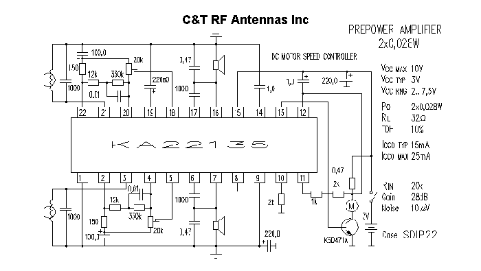 C&T RF Antennas Inc - Power Amplifier design circuit diagram 019