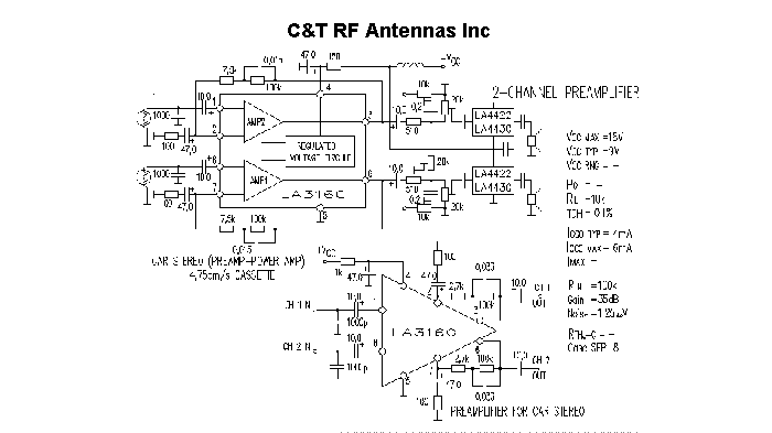 C&T RF Antennas Inc - Power Amplifier design circuit diagram 021