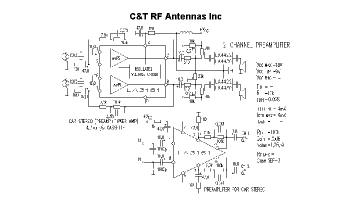 C&T RF Antennas Inc - Power Amplifier design circuit diagram 022