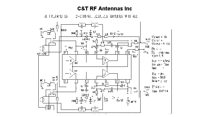 C&T RF Antennas Inc - Power Amplifier design circuit diagram 024