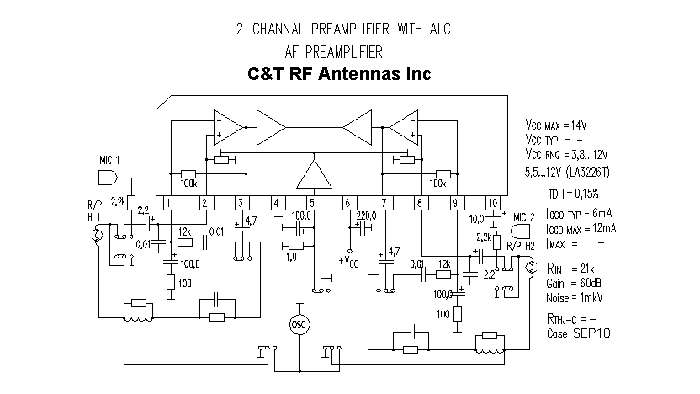 C&T RF Antennas Inc - Power Amplifier design circuit diagram 025