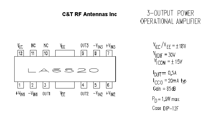C&T RF Antennas Inc - Power Amplifier design circuit diagram 065
