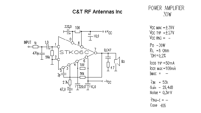 C&T RF Antennas Inc - Power Amplifier design circuit diagram 106