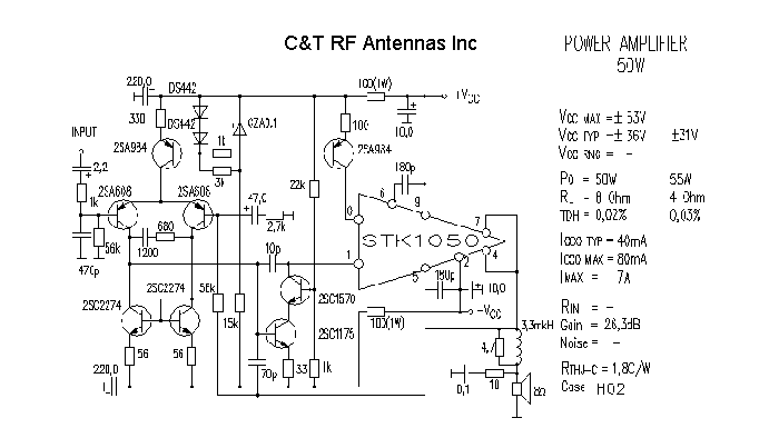 C&T RF Antennas Inc - Power Amplifier design circuit diagram 130