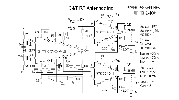 C&T RF Antennas Inc - Power Amplifier design circuit diagram 134