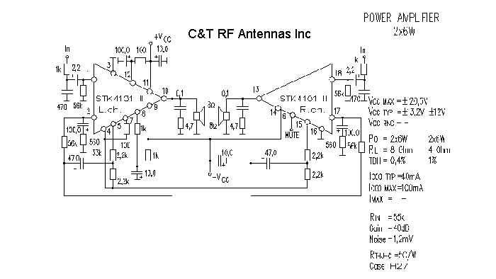 C&T RF Antennas Inc - Power Amplifier design circuit diagram 135
