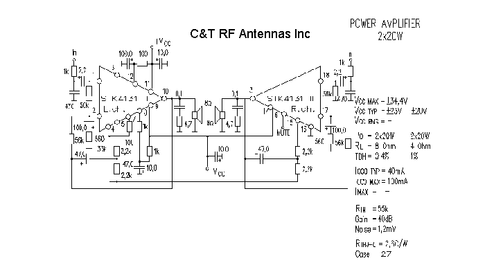 C&T RF Antennas Inc - Power Amplifier design circuit diagram 141