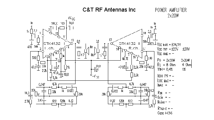 C&T RF Antennas Inc - Power Amplifier design circuit diagram 142