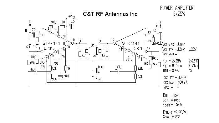 C&T RF Antennas Inc - Power Amplifier design circuit diagram 143