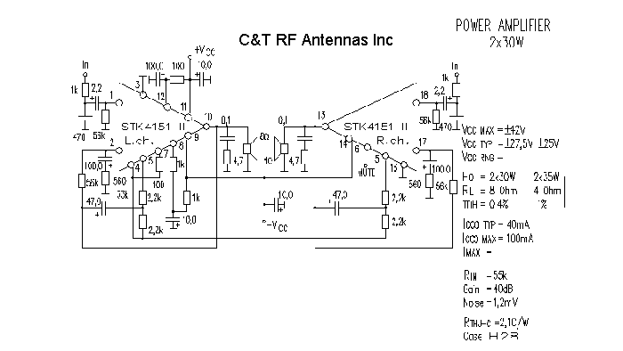 C&T RF Antennas Inc - Power Amplifier design circuit diagram 145
