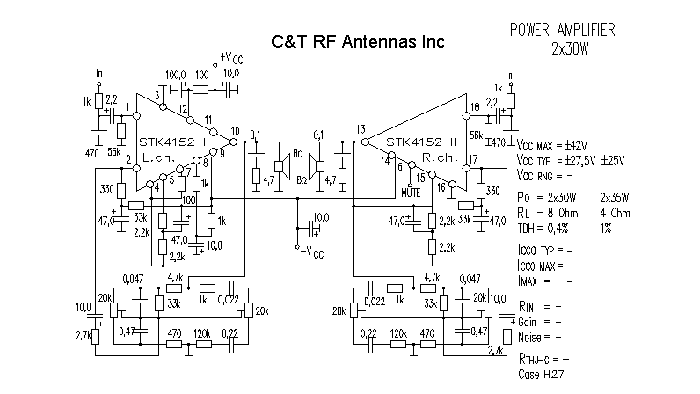 C&T RF Antennas Inc - Power Amplifier design circuit diagram 146