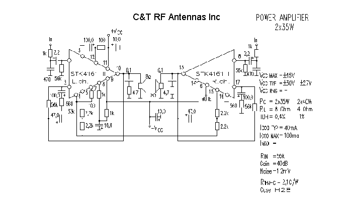 C&T RF Antennas Inc - Power Amplifier design circuit diagram 147