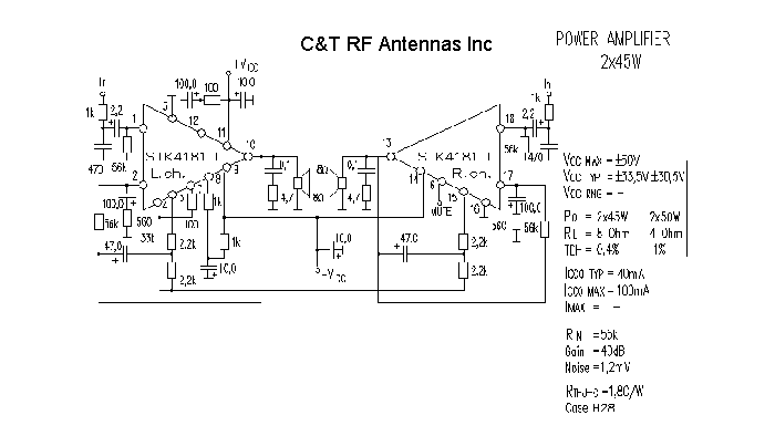 C&T RF Antennas Inc - Power Amplifier design circuit diagram 151
