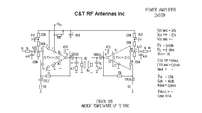 C&T RF Antennas Inc - Power Amplifier design circuit diagram 161