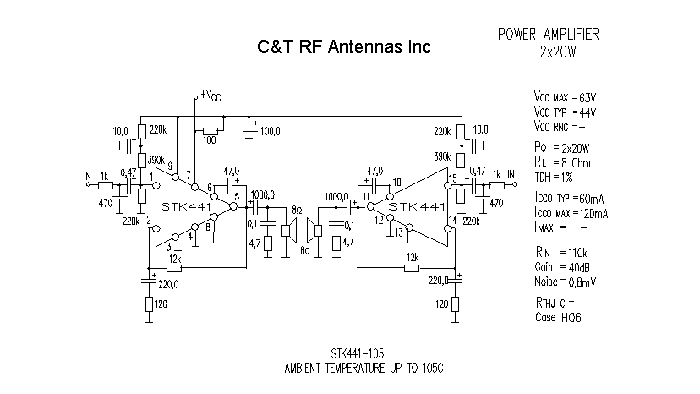 C&T RF Antennas Inc - Power Amplifier design circuit diagram 167