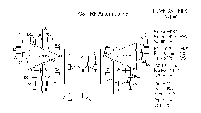 C&T RF Antennas Inc - Power Amplifier design circuit diagram 169