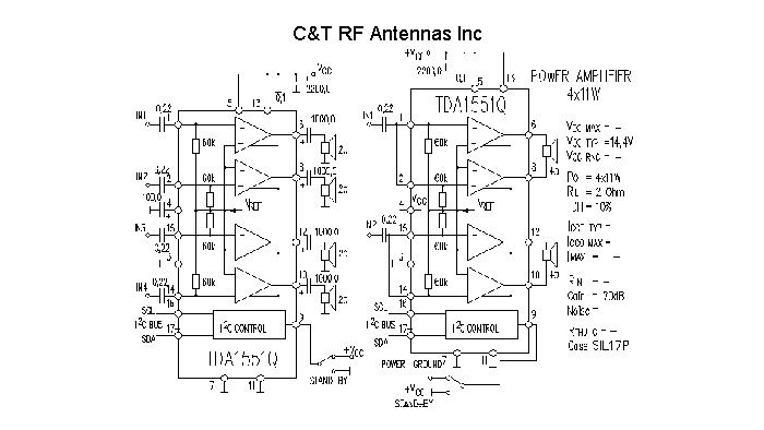 C&T RF Antennas Inc - Power Amplifier design circuit diagram 212