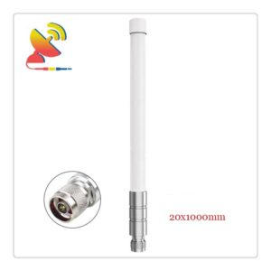 C&T RF Antennas Inc - 20x1000mm N Male Connector White Color 860-930 MHz Hotspot Miner Antenna Manufacturer