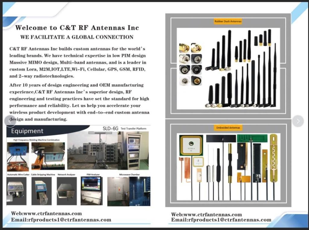 Manufacturer C&T RF Antennas Inc Antenna Product Catalog ready for download -2
