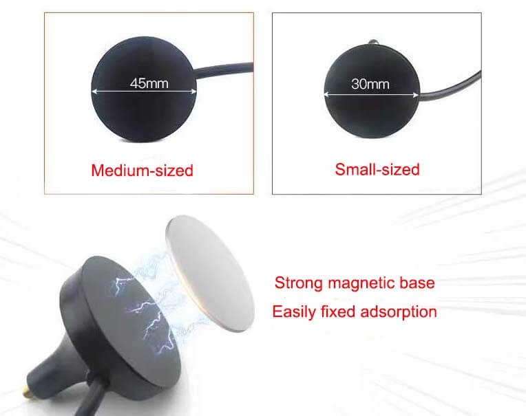 Whip antenna with Strong magnetic base antenna mounts - C&T RF Antennas Inc