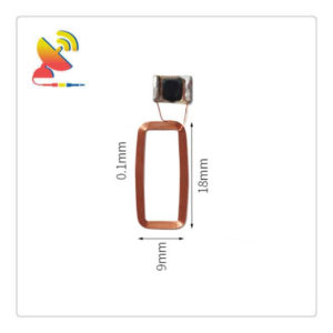 18x9x0.1mm NFC Tag Antenna 13.56 MHz Antenna Design NFC Loop Antenna With Chip - C&T RF Antennas Inc
