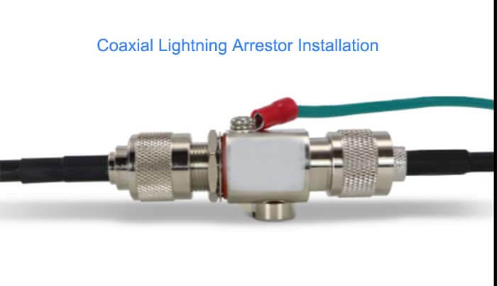 Coaxial Lightning Arrestor Installation - C&T RF Antennas Inc