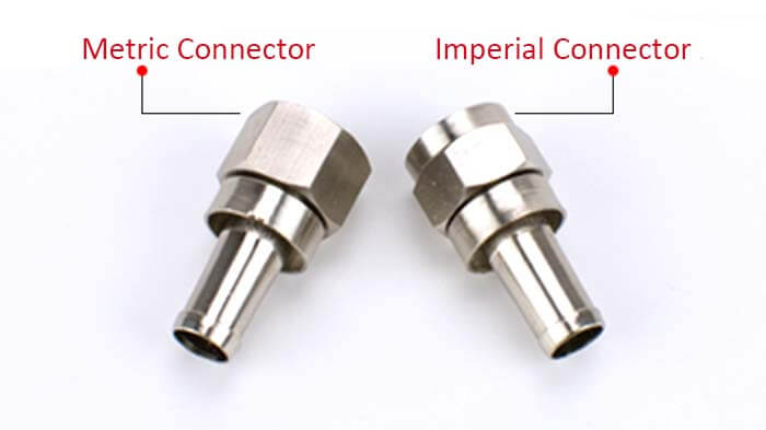 How to distinguish metric F-type connector and imperial F-type connector - C&T RF Antennas Inc