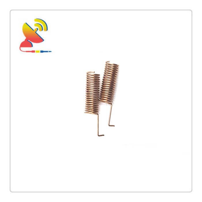 C&T RF Antennas Inc - 25x6.3mm Lora 868 MHz Gold-plated Helical Coil Spring Antenna For Wireless Communication