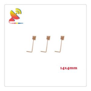 C&T RF Antennas Inc - 14x4mm Low-profile Spring Coil Antenna 2.4 GHz With 90° Welding Wifi Antenna Supplier