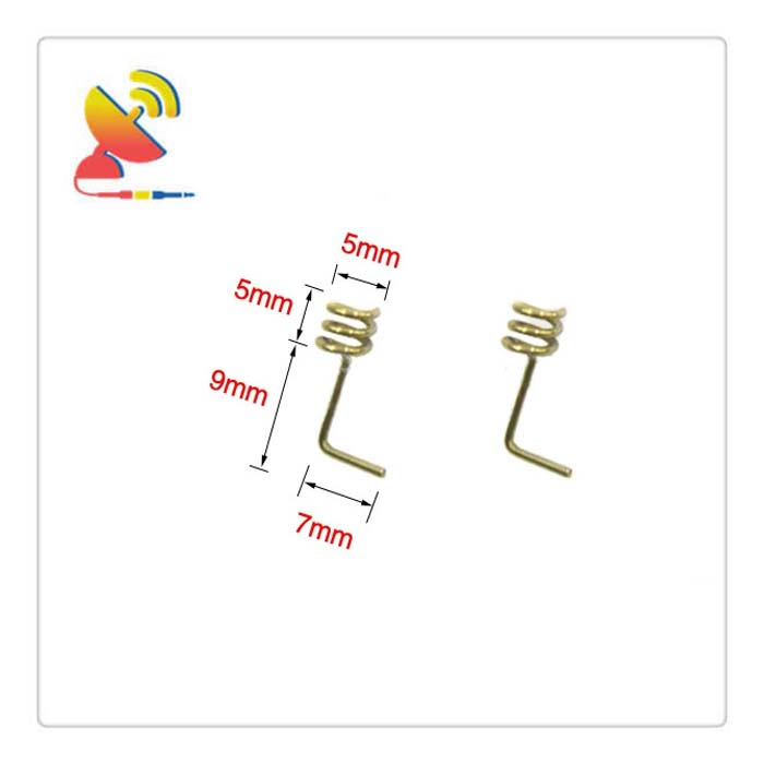 C&T RF Antennas Inc - 14x5mm Low-profile 2.4 GHz Helical Antenna Drawing