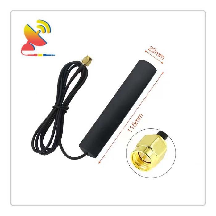 433 MHz Adhesive Mount Blade Antenna SMA | C&T RF Antennas Inc ...