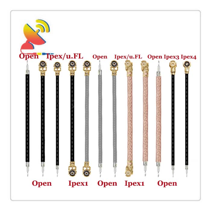 C&T RF Antennas Inc - UFL IPEX1 IPX MHF3 MHF4 Solder Open End RF Pigtail Jumper Cables Manufacturer