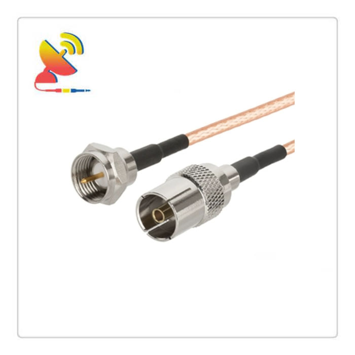 C&T RF Antennas Inc - F Male To TV Female Connector RG316 RF Coaxial Cable Assembly