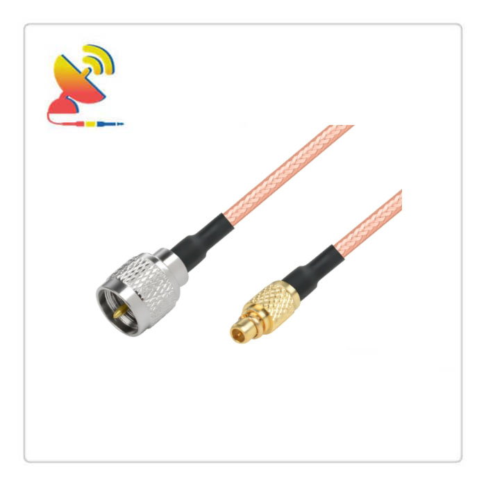 C&T RF Antennas Inc - MINI-UHF Male To MMCX Male Connector RG316 RF Coaxial Cable Assembly