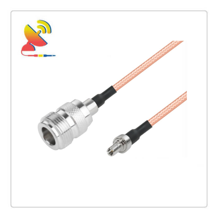 C&T RF Antennas Inc - N-type Female To CRC9 Male Connector RG316 Low-Loss RF Cable Assembly