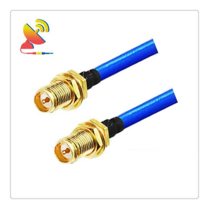 C&T RF Antennas Inc - RP-SMA Female To RP-SMA Female Connector RG402 Semi Flexible Coaxial Cable Assembly