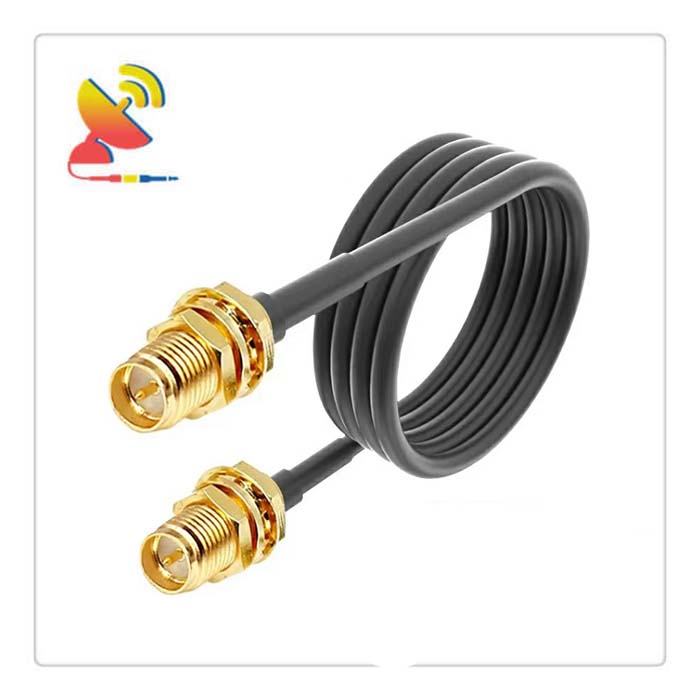 C&T RF Antennas Inc - RP-SMA Female To RP-SMA Female Connector RG58 Low-Loss RF Cable Assembly