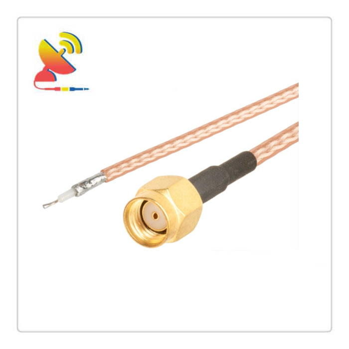 C&T RF Antennas Inc - RP-SMA Male To Open-end RG316 Low-Loss RF Cable Assembly