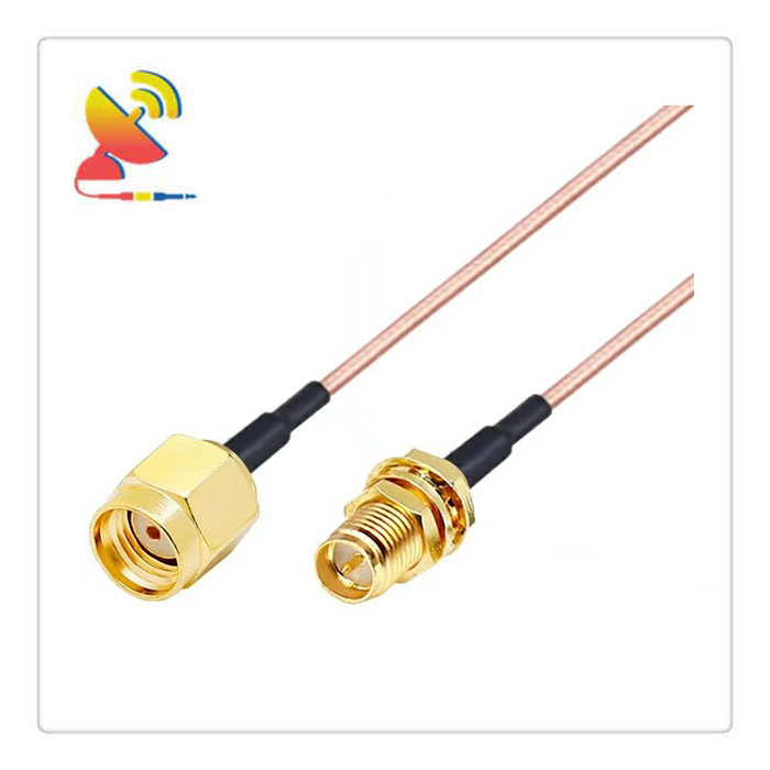 C&T RF Antennas Inc - RP-SMA Male To RP-SMA Female Connector RG316 Coaxial-RF Cable Assembly