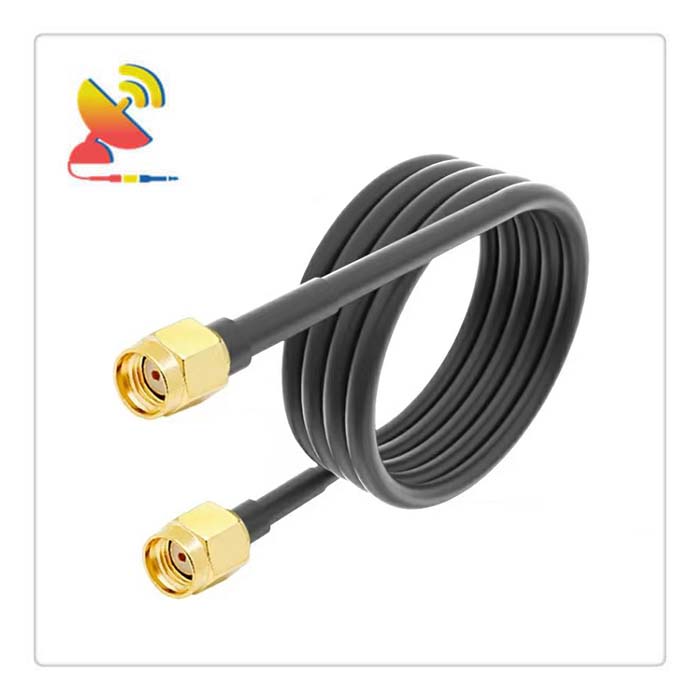 C&T RF Antennas Inc - RP-SMA Male To RP-SMA Male Connector RG58 Low-Loss RF Coax Cable Assembly