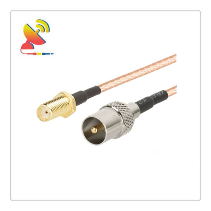 C&T RF Antennas Inc - SMA Female To TV Male Connector RF RG316 Coaxial Pigtail