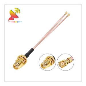 C&T RF Antennas Inc - SMA Female to Dual IPEX1 Adapter RG178 Coax Cable Jumper Manufacturer