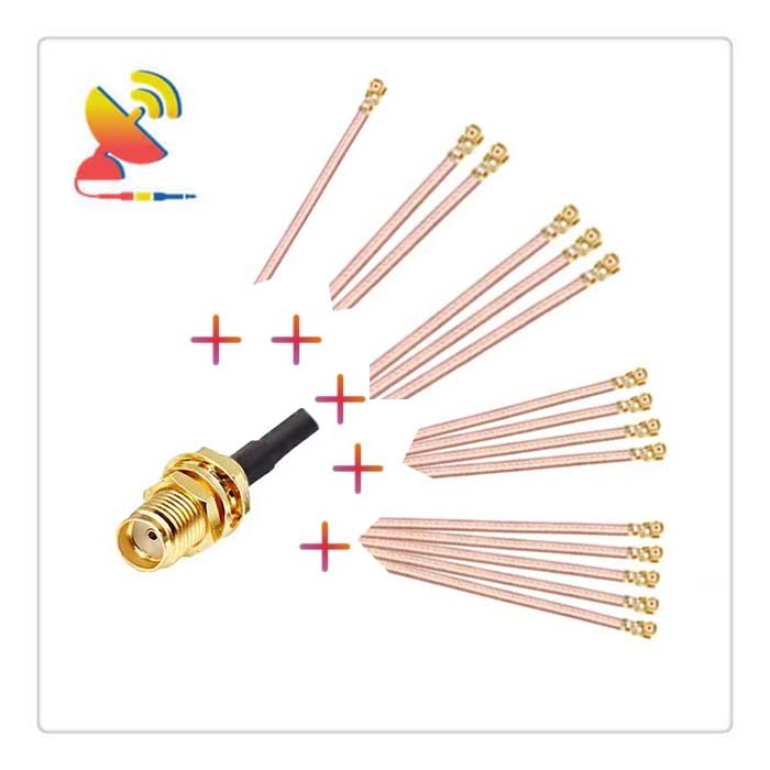 C&T RF Antennas Inc - SMA Female to IPEX MHF UFL Connector RG178 Cable Antenna Adapter Splitter